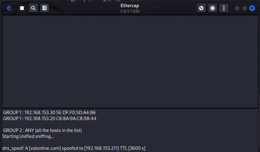 Ettercap Credentials Capture