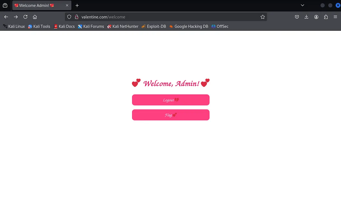 Welcome Page